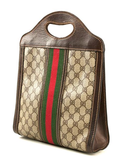 vintage gucci tote bag|old style vintage gucci bag.